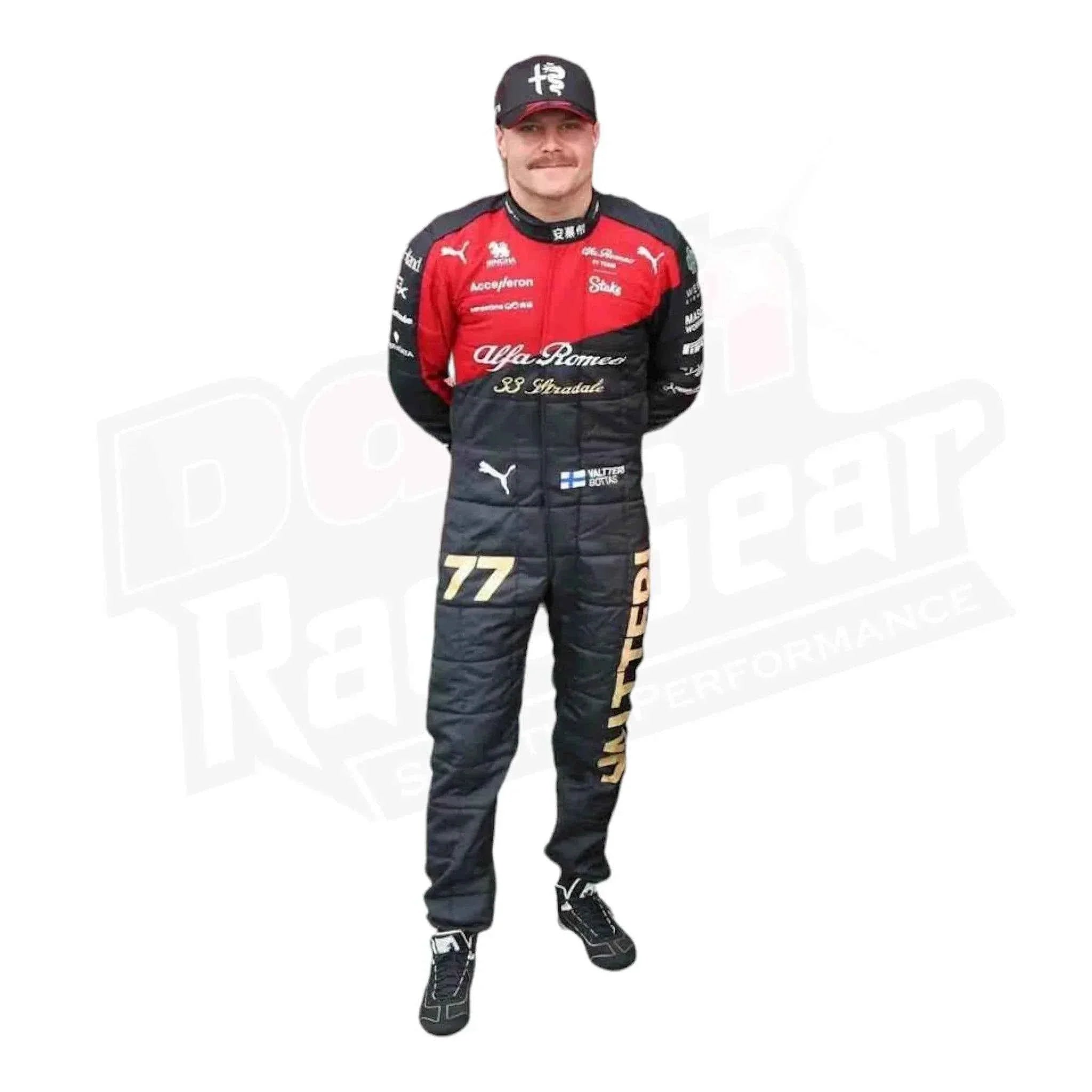 2023 VALTTERI BOTTAS ALFA ROMEO RACE SUIT KIDS - ITALIAN GP Dash Racegear