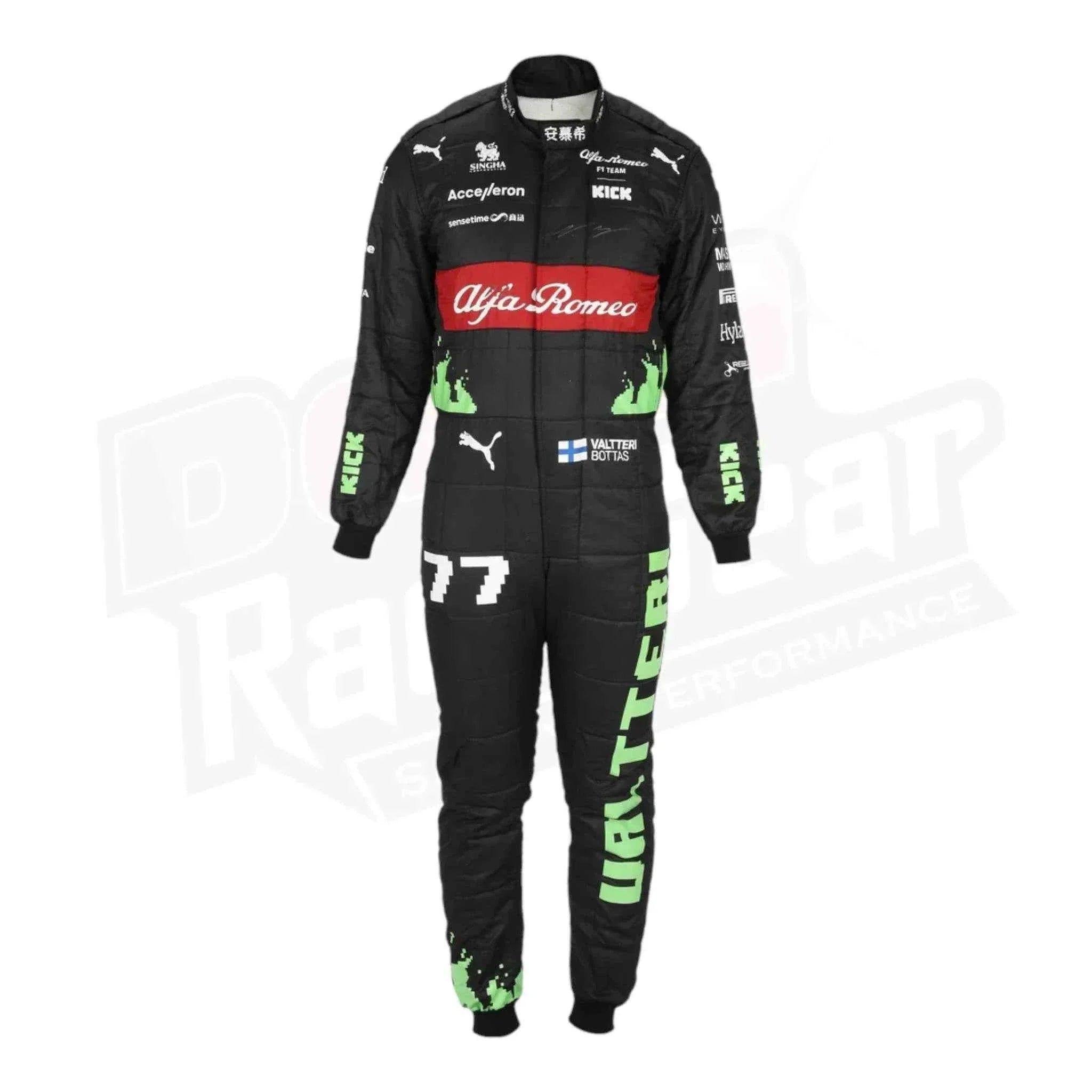 2023 Valtteri Bottas Alfa Romeo F1 Team Stake Race Suit KIDS | Belgian GP Dash Racegear