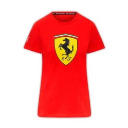 Scuderia Ferrari 2023 Women Large Shield T-Shirt