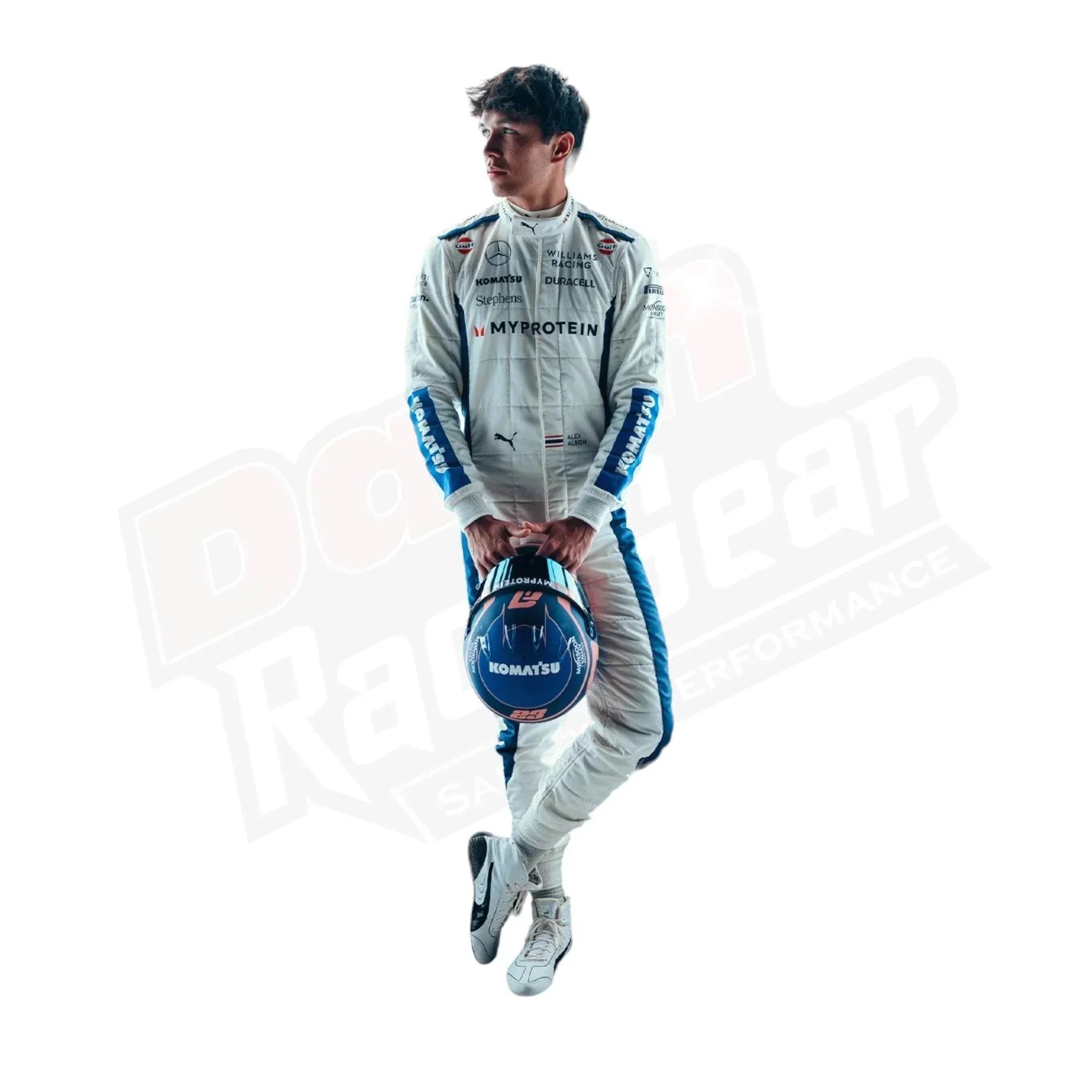 2024 alex albon williams f1 team race suit 2024 Alex Albon Williams F1 Team Race Suit Dash Racegear
