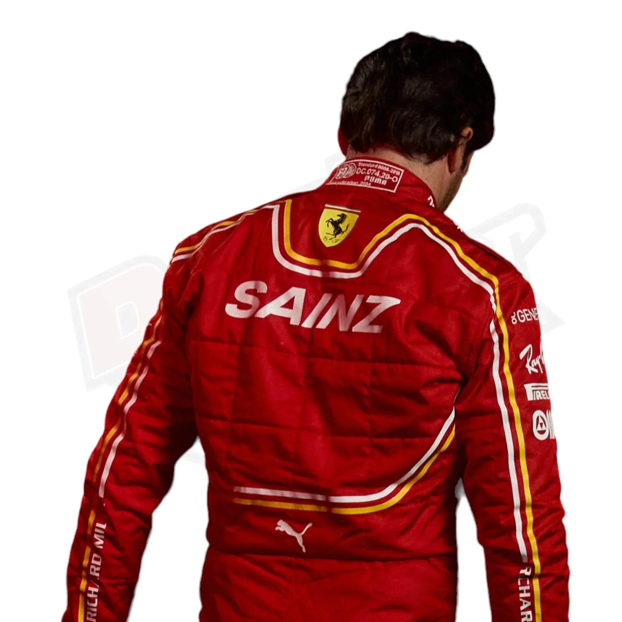 2024 carlos sainz jr. scuderia ferrari race suit new 2024 Carlos Sainz Jr. Scuderia Ferrari Race suit New DASH RACEGEAR