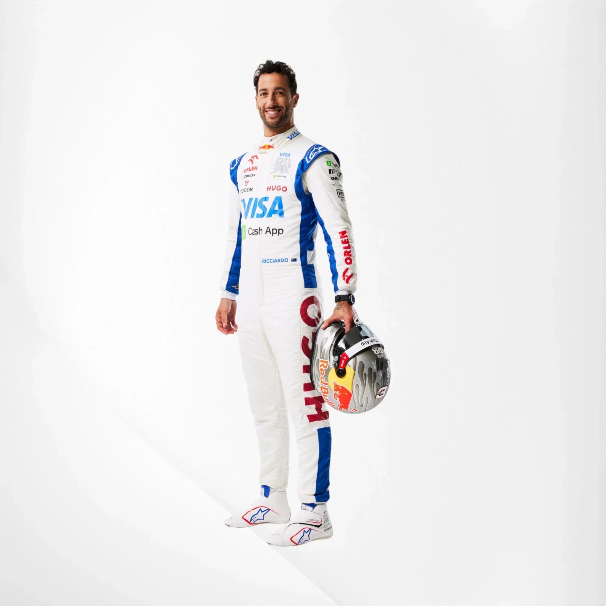 2024 daniel ricciardo f1 team race suit las vegas 2024 Daniel Ricciardo F1 Team Race Suit - Las Vegas DASH RACEGEAR