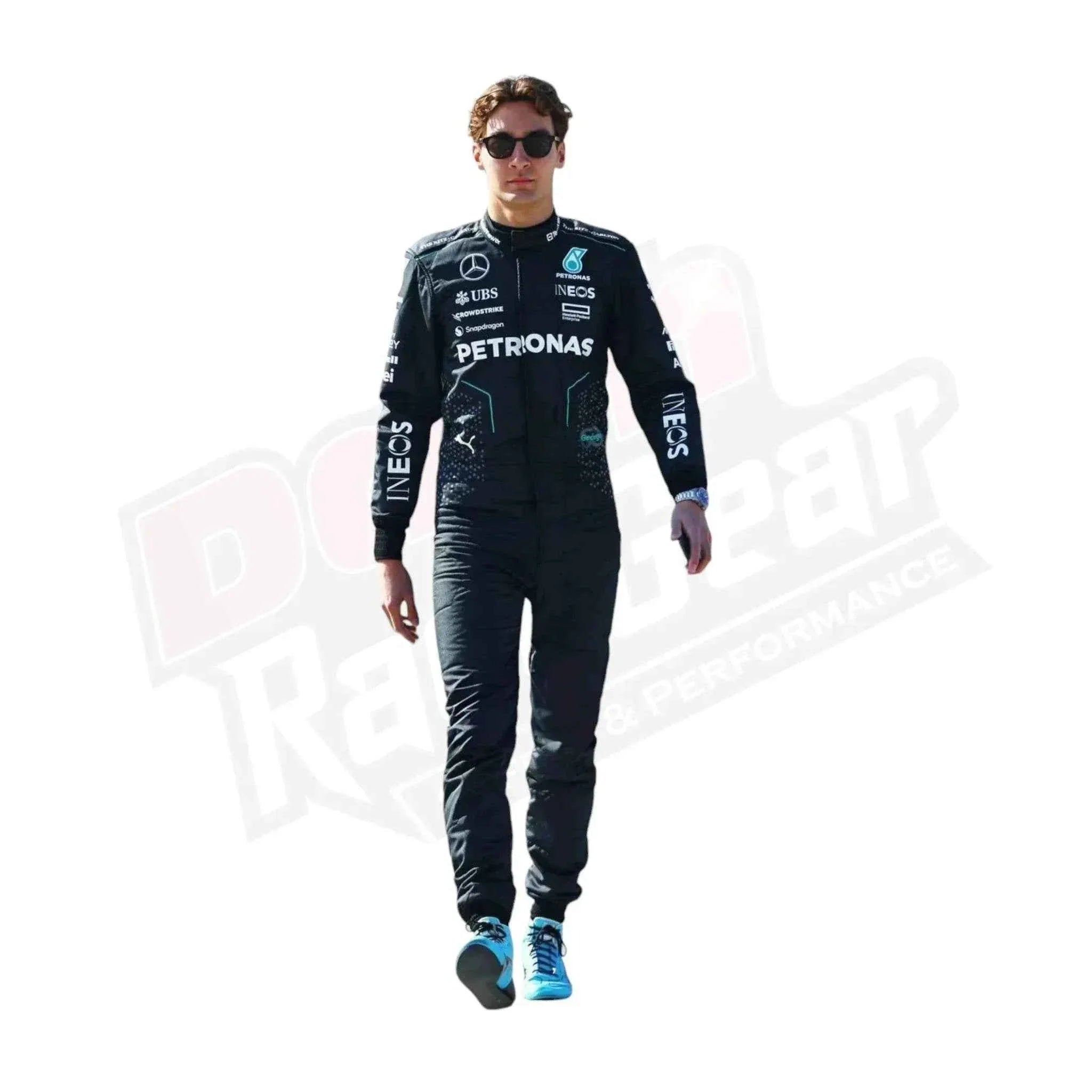 2024 George Russell Mercedes AMG F1 Team Race Suit KIDS Dash Racegear