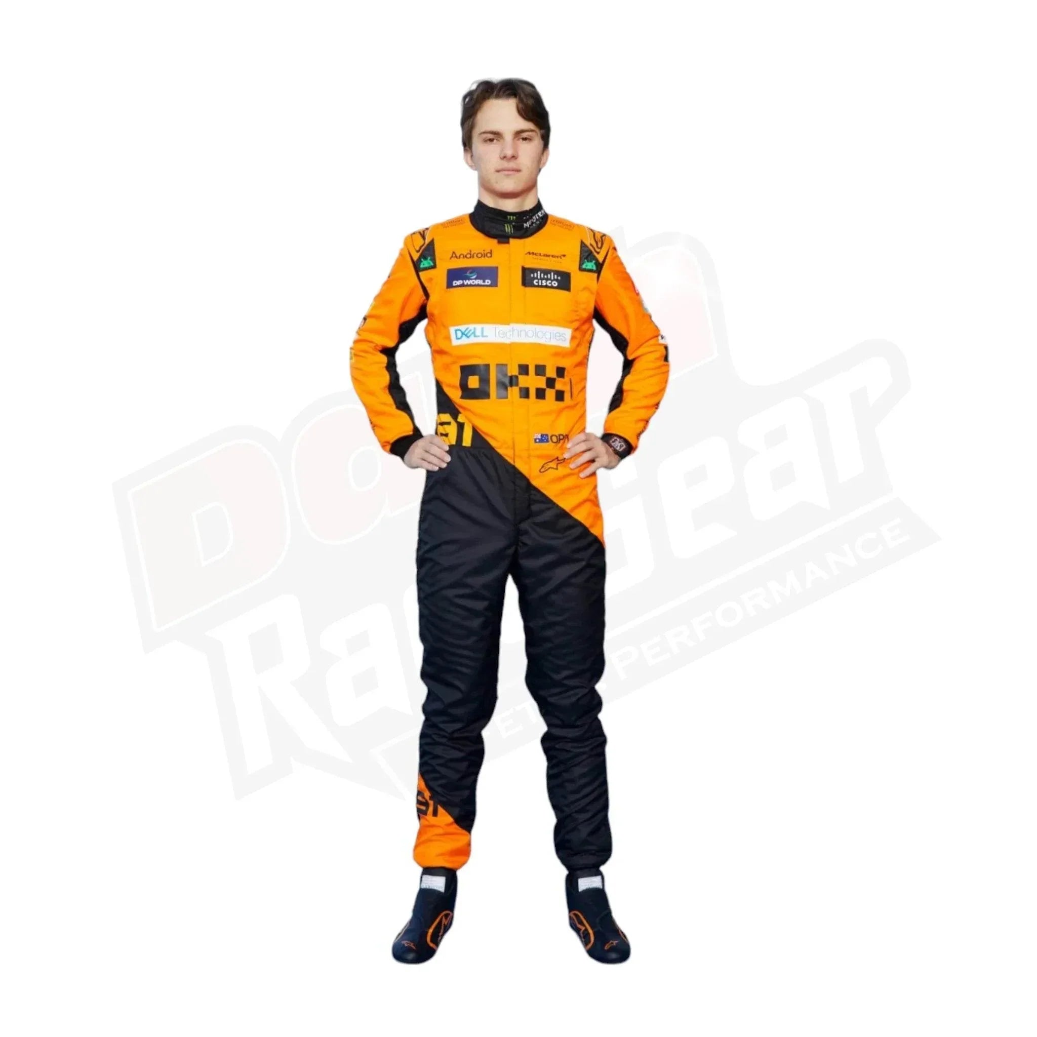 2024 New McLaren Oscar Piastri F1 Team Race Suit Dash Racegear