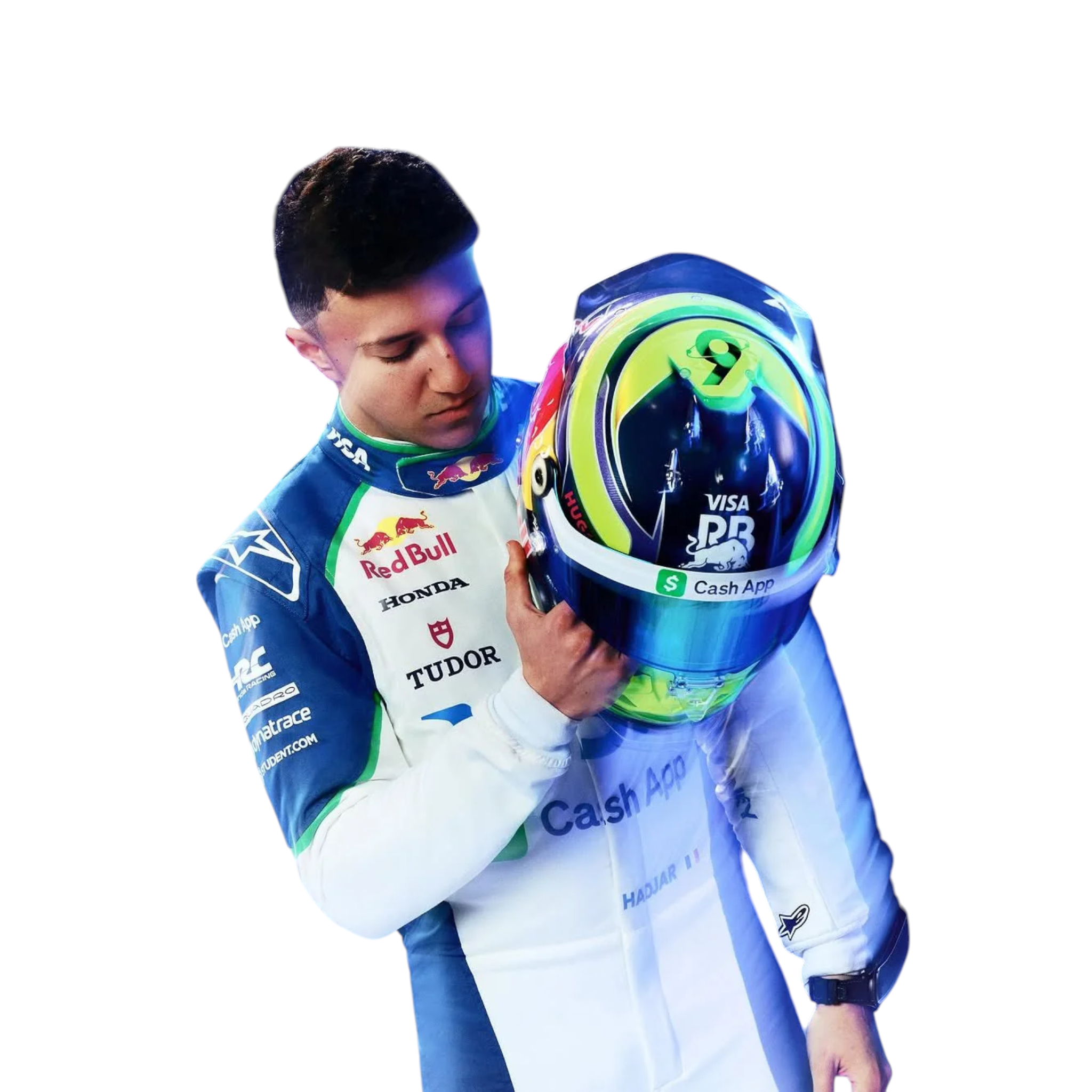 2025 isack hadjar alphatauri race suit 2025 Isack Hadjar Alphatauri Race Suit F1 Merchandise