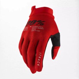 100% iTrack MX Gloves Red