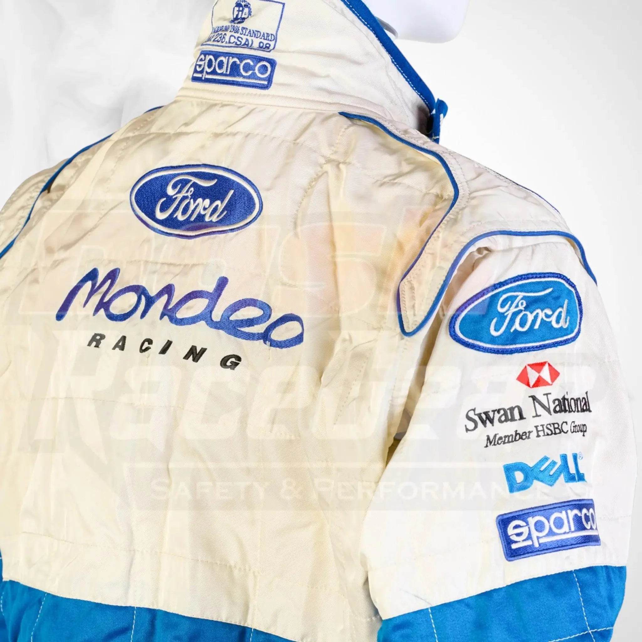 1998 ford mondeo racing bttc sparco nigel mansell’s race suit 1998 ford mondeo racing bttc sparco nigel mansell’s race suit