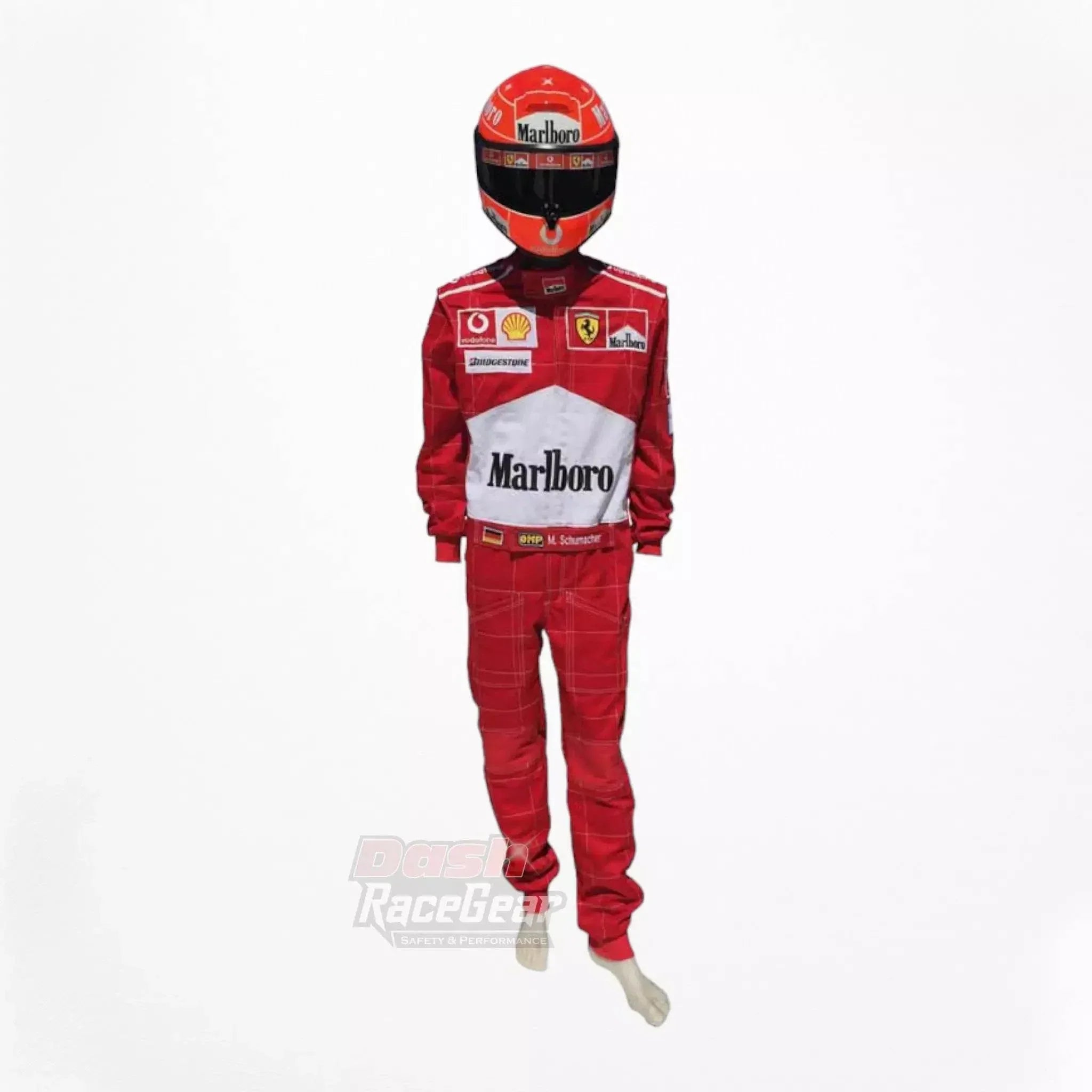 2004 Michael Schumacher Ferrari F1 Embroidered Racing Suit 2004 michael schumacher ferrari f1 embroidered racing suit