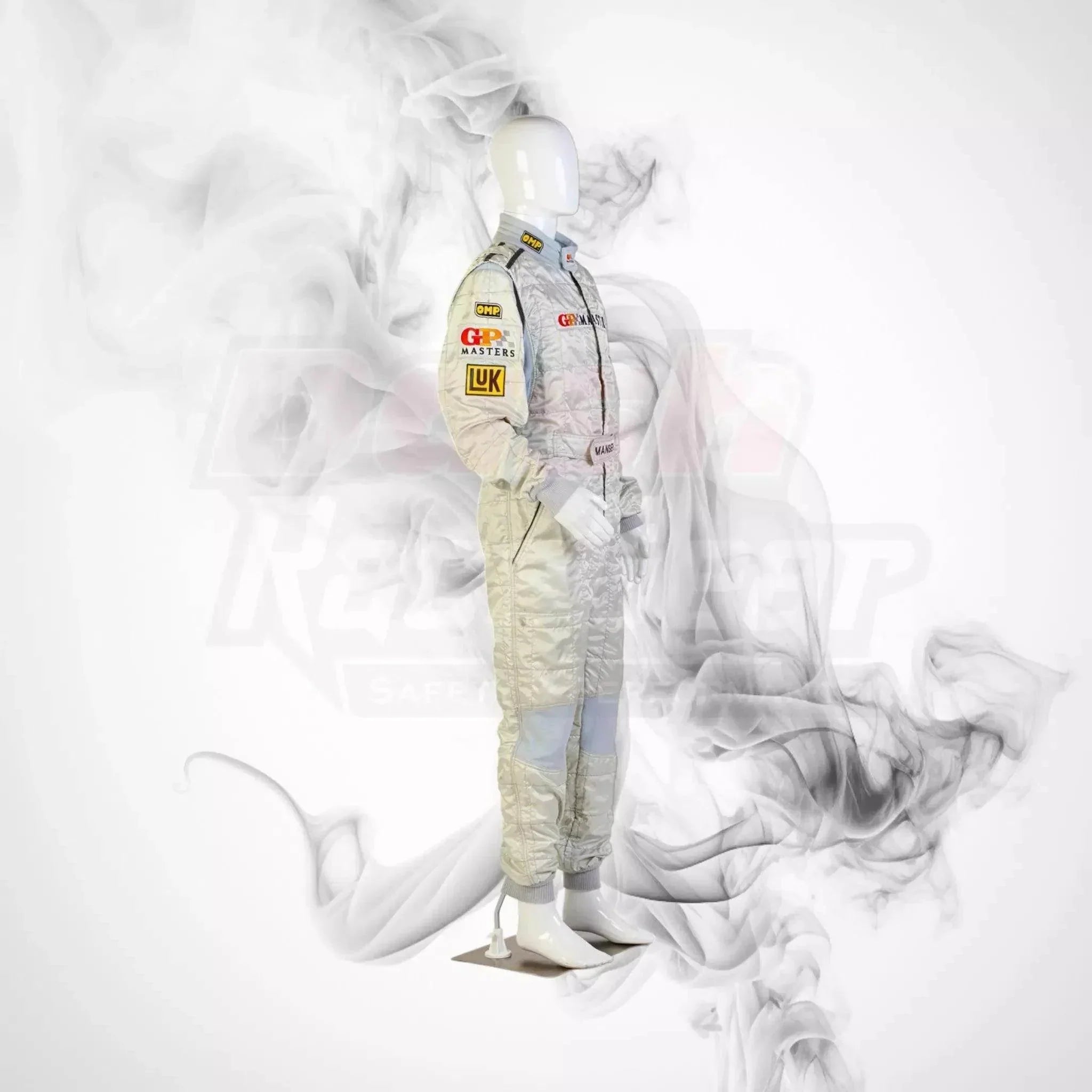 2006 omp gp masters nigel mansell’s race suit 2006 omp gp masters nigel mansell’s race suit