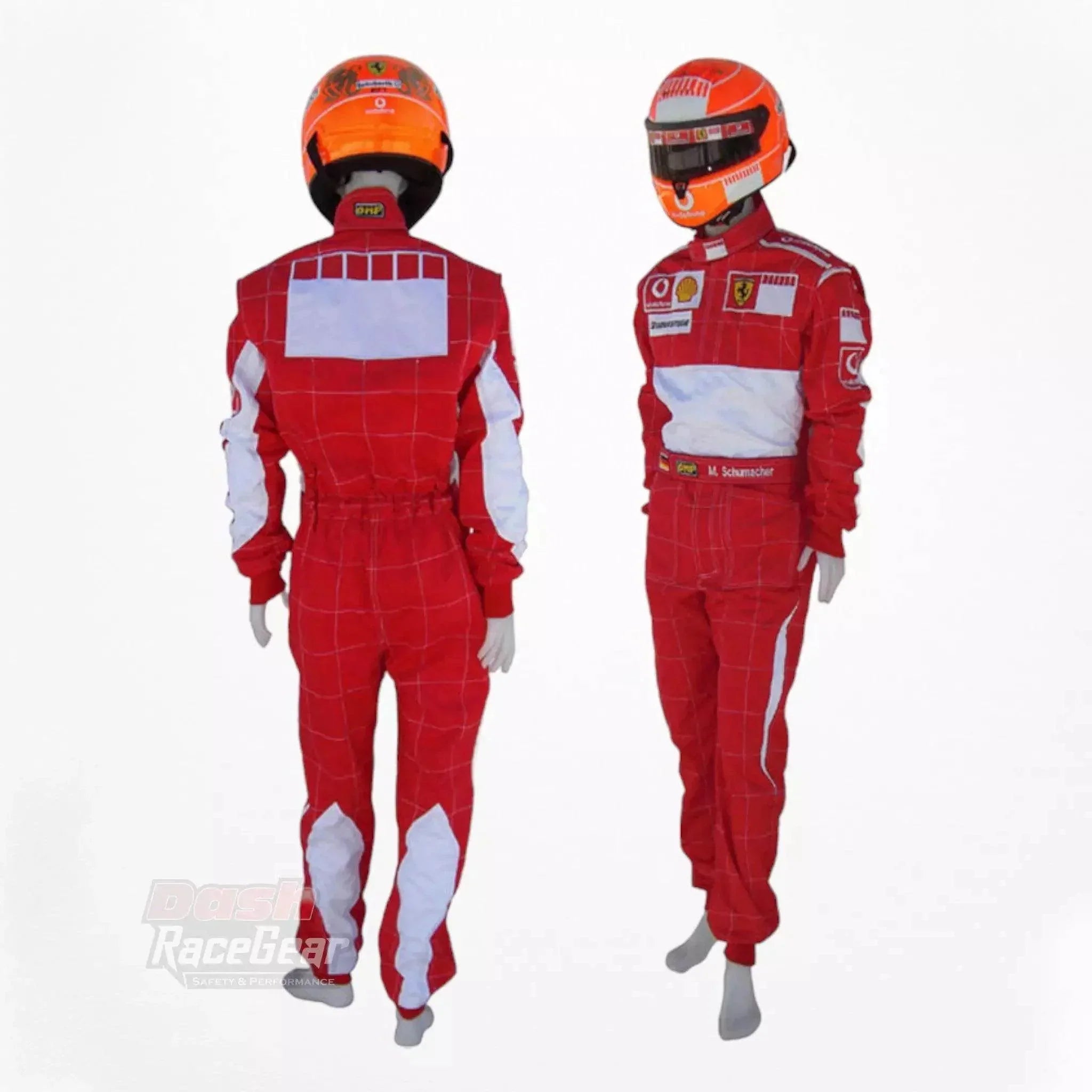 2006 michael schumacher bar code ferrari f1 embroidered racing suit 2006 michael schumacher bar code ferrari f1 embroidered racing suit