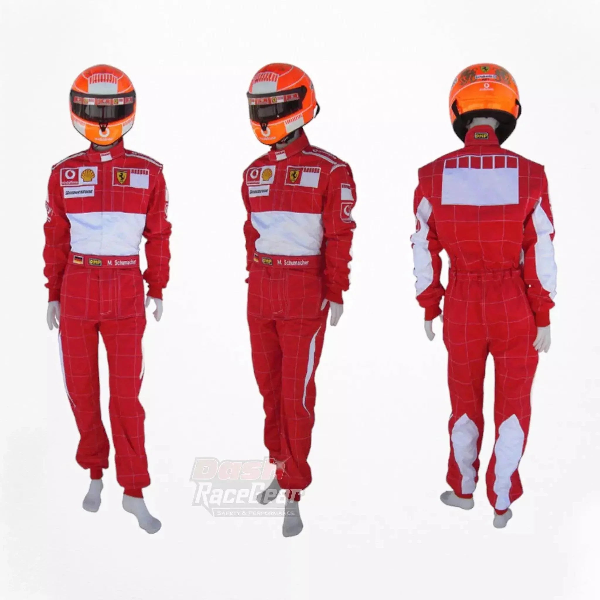 2006 michael schumacher bar code ferrari f1 embroidered racing suit 2006 michael schumacher bar code ferrari f1 embroidered racing suit