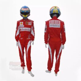 2010 Fernando Alonso Ferrari F1 Embroidered Racing Suit