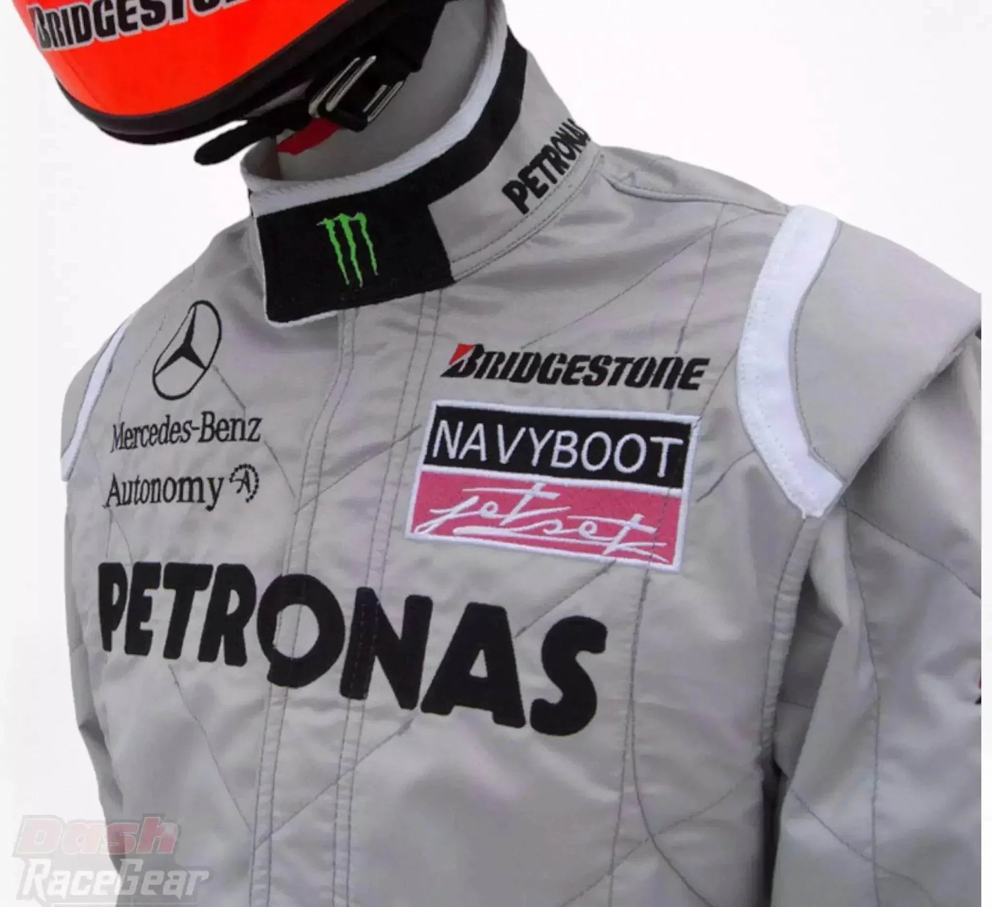 2010 michael schumacher mercedes benz f1 embroiderd race suit 2010 michael schumacher mercedes benz f1 embroiderd race suit