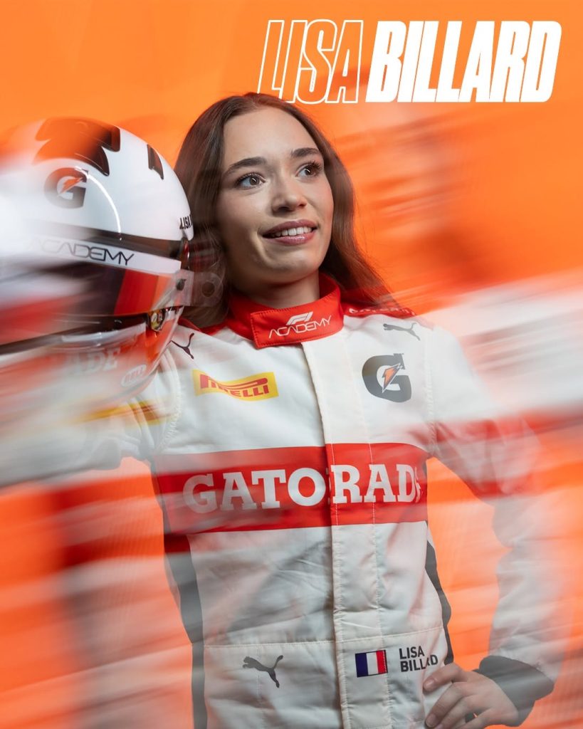 Lisa Billard f1 replica race suit 2026 dash racegear