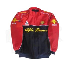 Alfa Romeo Vintage F1 Embroidered Racing Jacket
