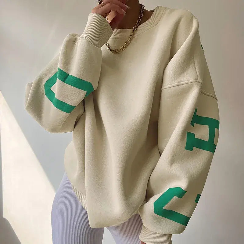 best selling y2k round neck women’s hoodie letter print sweatshirt Best-Selling Y2K Round Neck Women’s Hoodie Letter Print Sweatshirt Dashtex industries