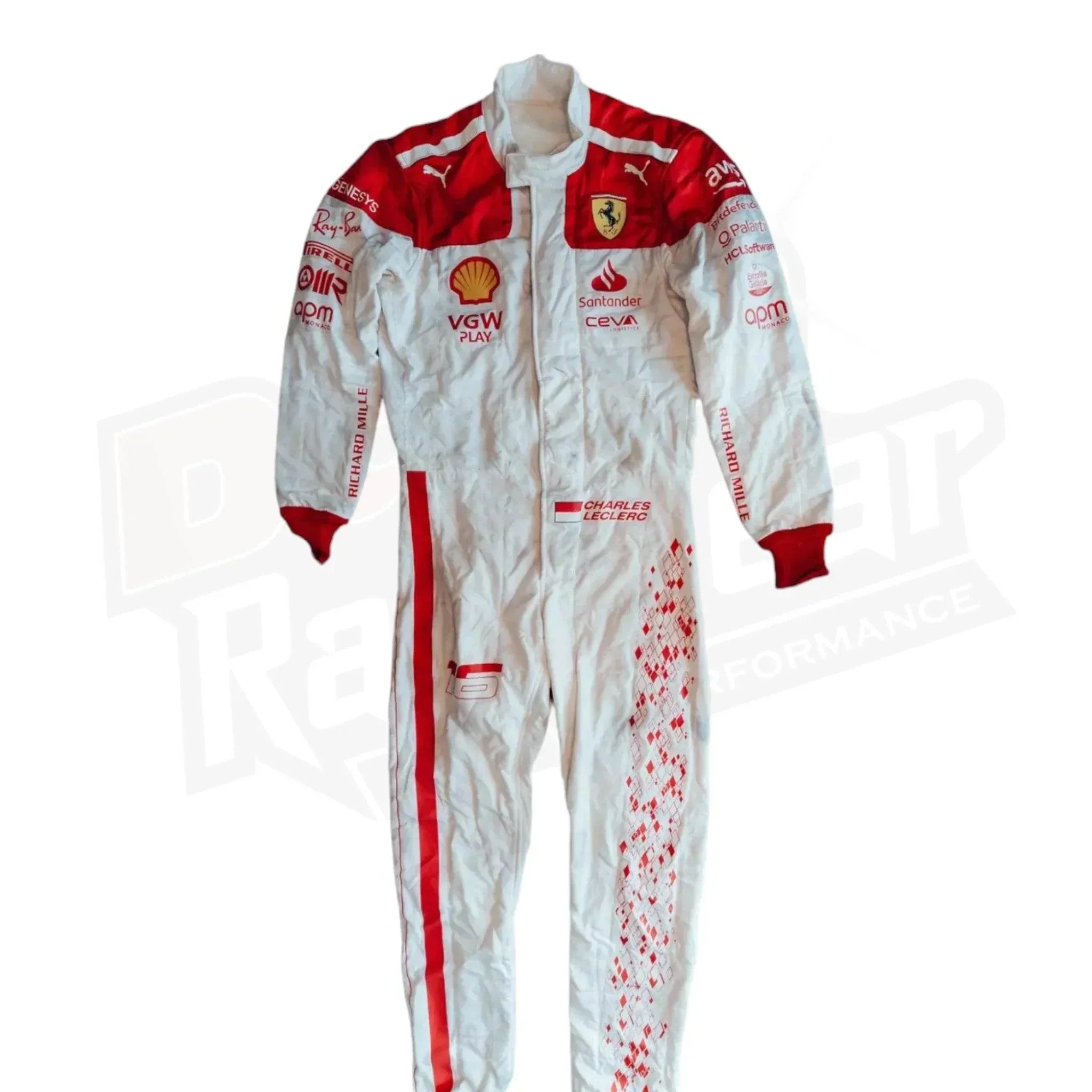 Charles Leclerc Ferrari 2023 F1 Race Suit - Monaco GP DASH RACEGEAR