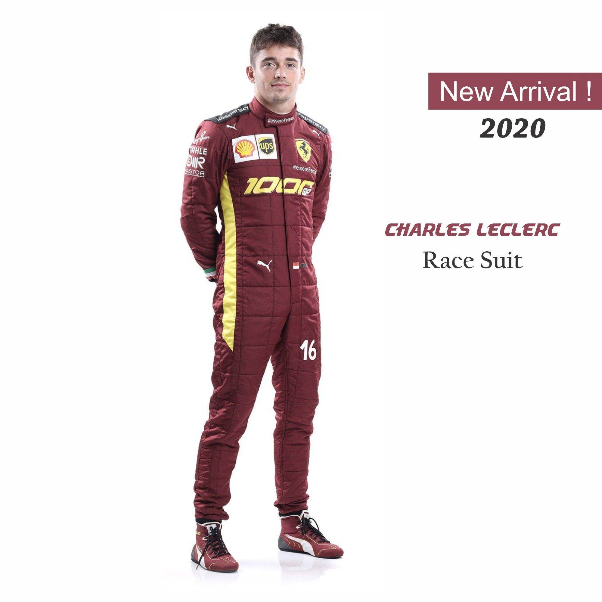 Charles Leclerc Sebastian Vettel 2020 F1 Replica Race Suit - Scuderia Ferrari 1000s KIDS Dash Racegear