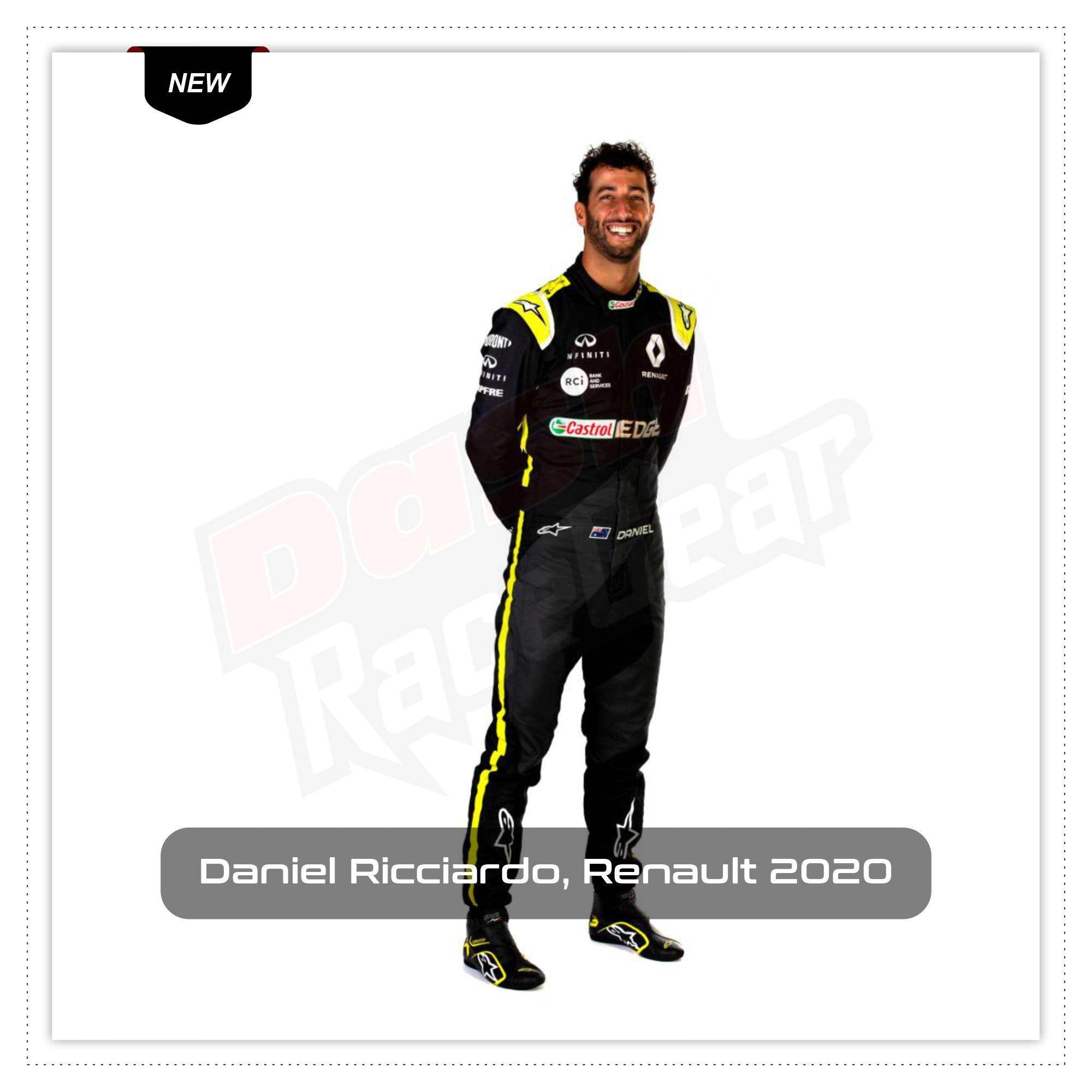 2020 Daniel Ricciardo Renault F1 Race Suit 2020 Daniel Ricciardo Renault F1 Race Suit DASH RACEGEAR