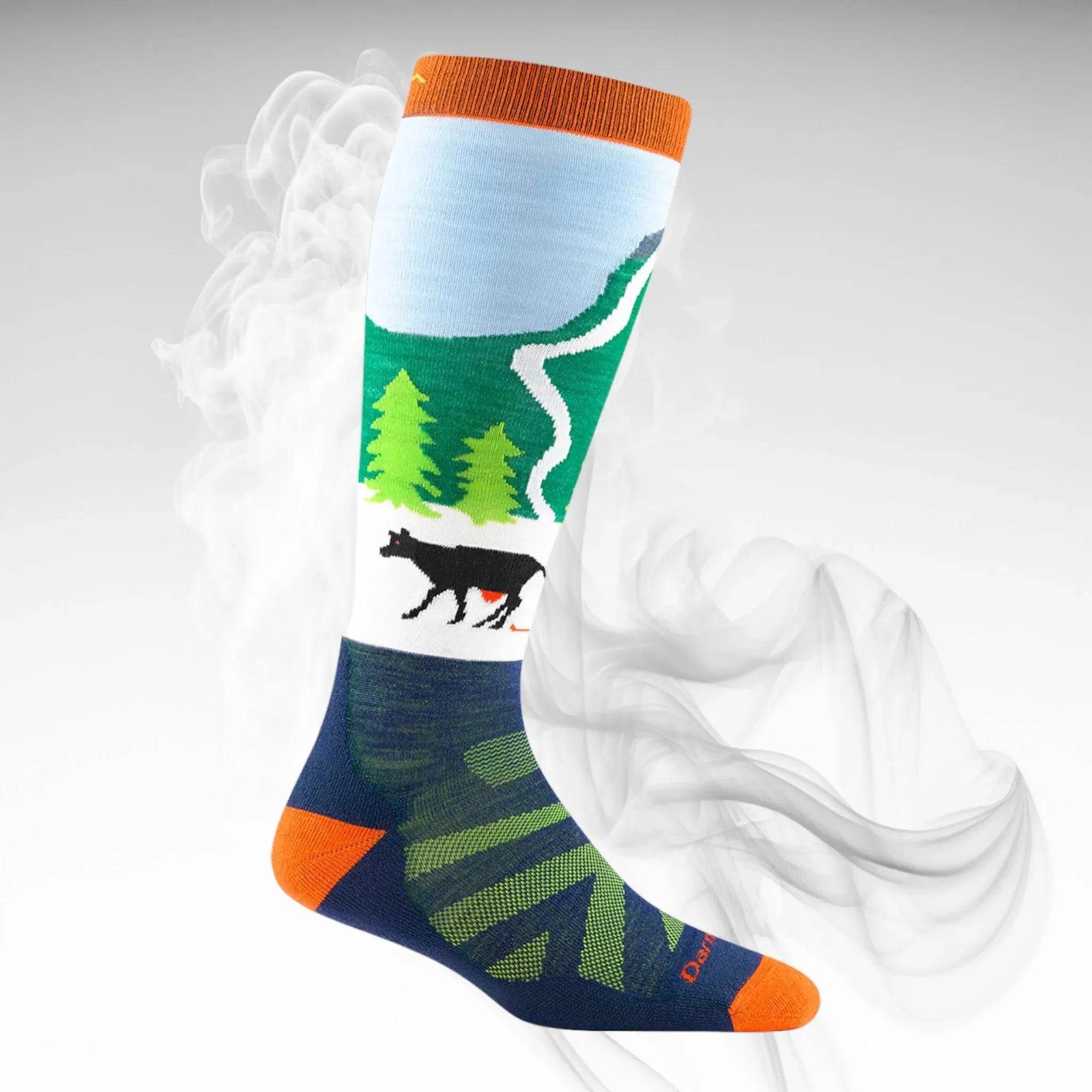 darn tough jr pow cow midweight ski socks Darn Tough JR Pow Cow Midweight Ski Socks DASH RACEGEAR