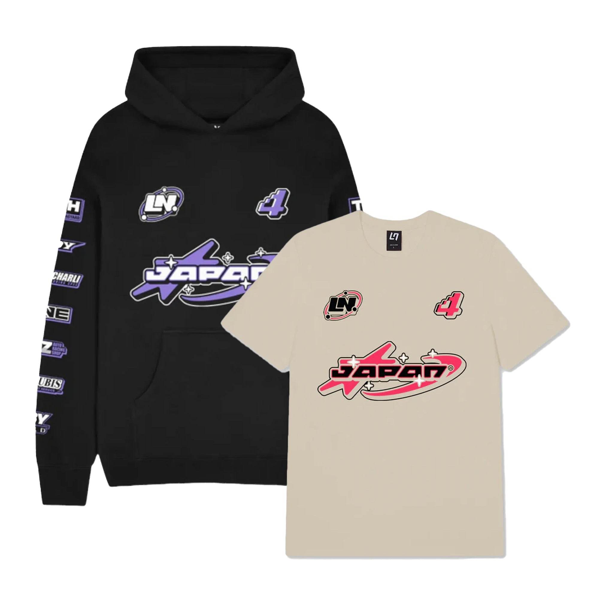 Exclusive LN Japan Drift Hoodie & Tee Combo Dash Racegear