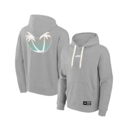 Formula 1 Beach Club Printed Hoodie Gray
