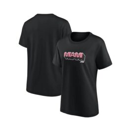 Formula 1 Miami Wordmark Graphic Womens T-Shirt Black