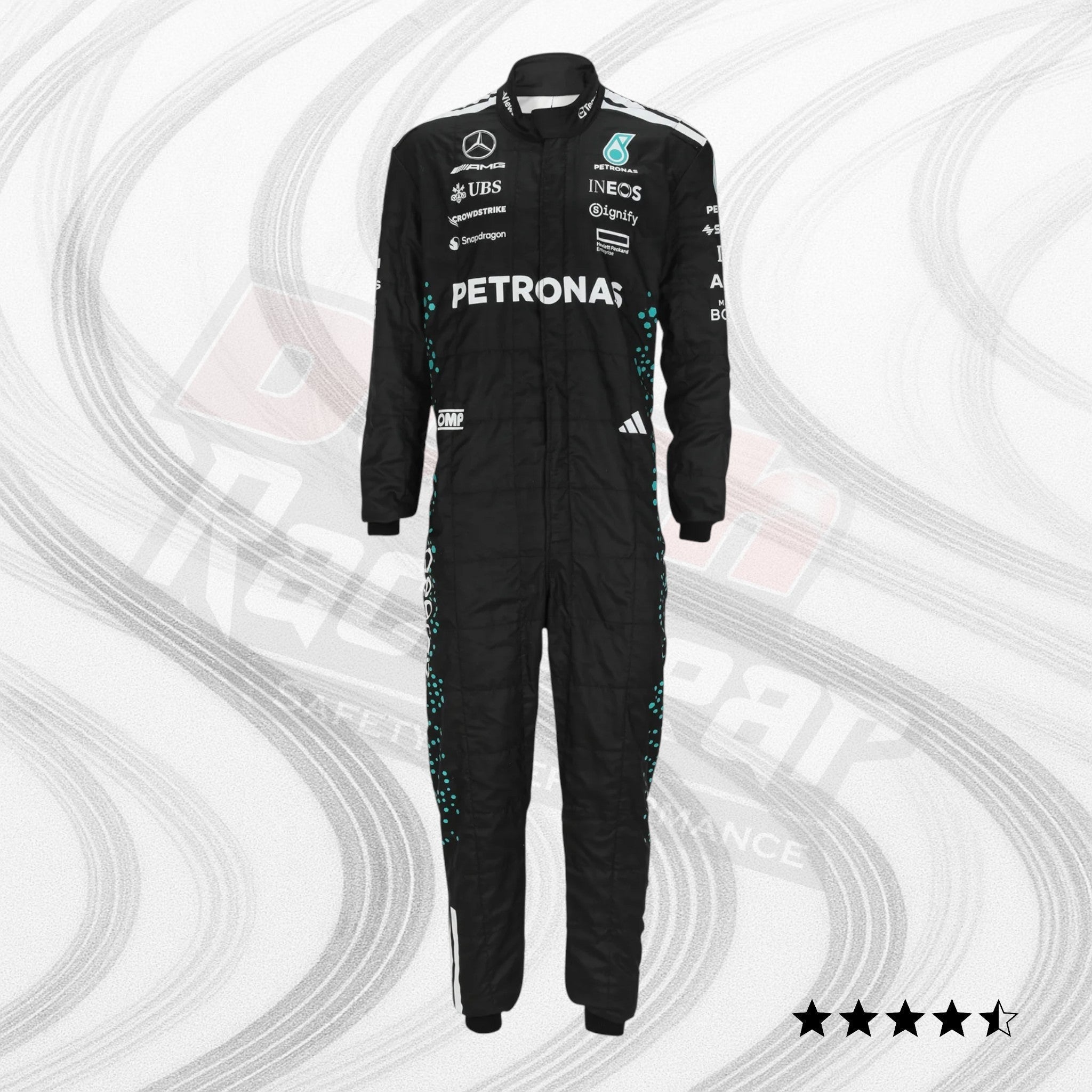 George Russell 2025 Mercedes-AMG Petronas Replica Race Suit DASH RACEGEAR