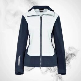 Ski Hoodie SCHOFFEL Softshell Jacket Miara L Navy/Light Blue – 2021/22