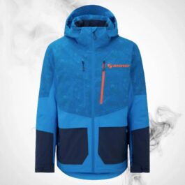 Ski Jacket Ziener Trivor Lady Padded Blue Foggy Print Dark Navy – 2023/24