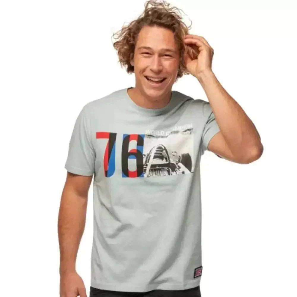 james hunt t shirt jh76 James Hunt T-Shirt JH76 DASH RACEGEAR