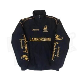 Lamborghini F1 Vintage Style Embroidery Racing Jacket