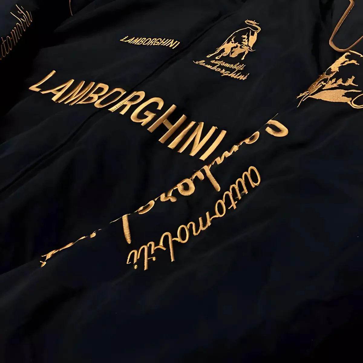 lamborghini f1 vintage style embroidery racing jacket Lamborghini F1 Vintage Style Embroidery Racing Jacket DASH RACEGEAR