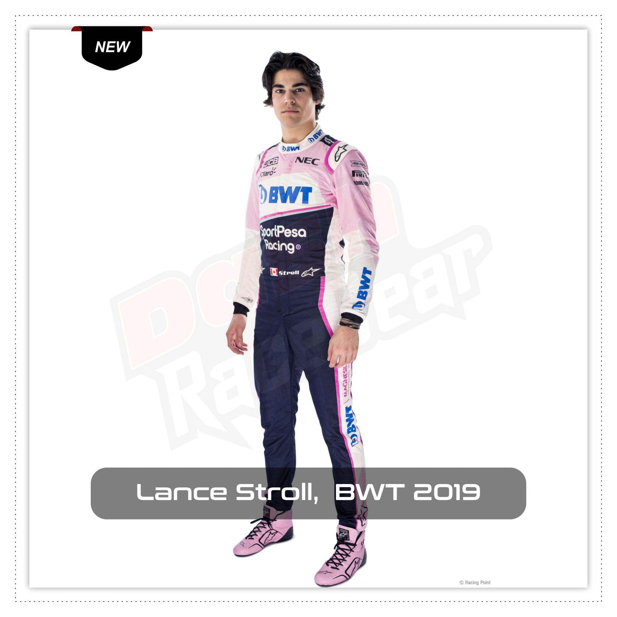 Lance Stroll Racing Point, 2019 Race Suit BWT DASH RACEGEAR