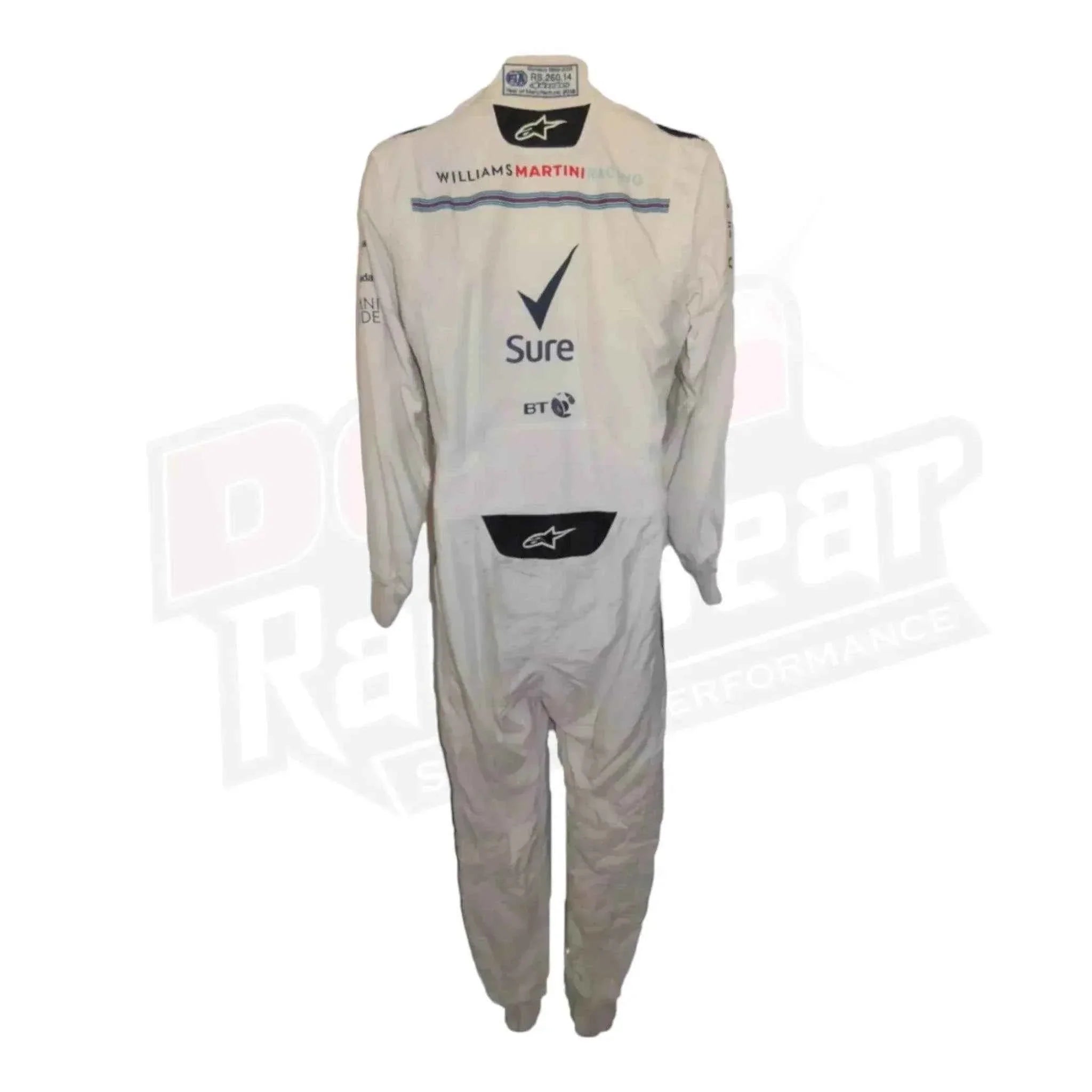 lance stroll signed 2018 williams martini race suit kids Lance Stroll Signed 2018 Williams Martini Race suit KIDS Dash Racegear