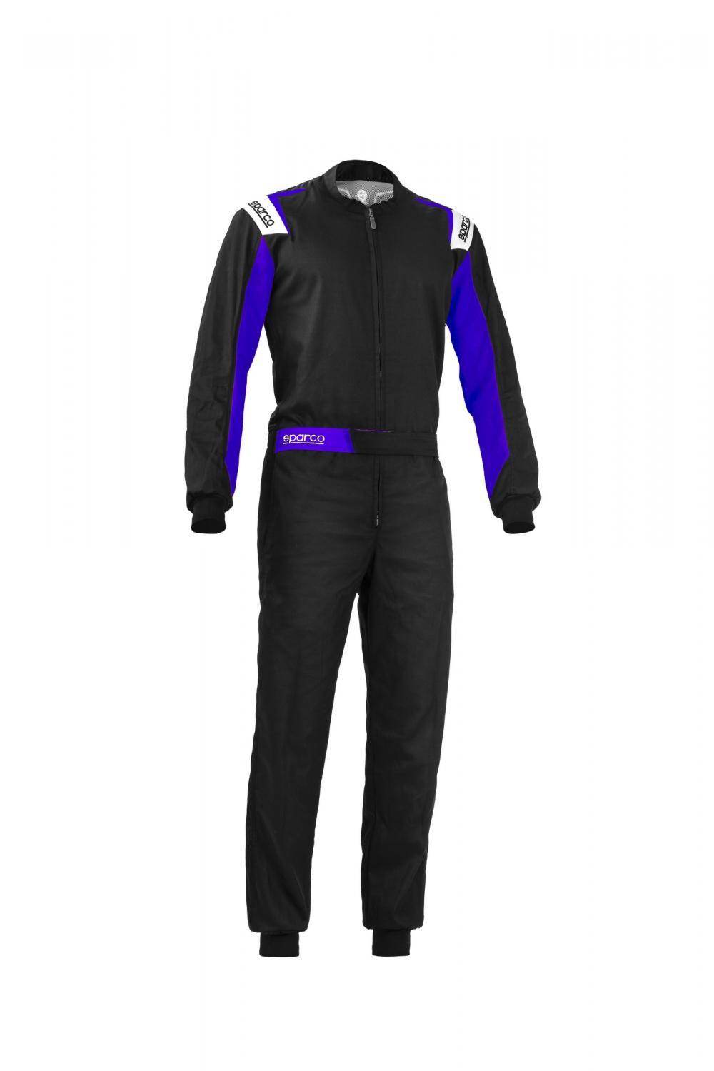 Leisure Karting Suit Sparco Rookie Black/Blue Dash racegear
