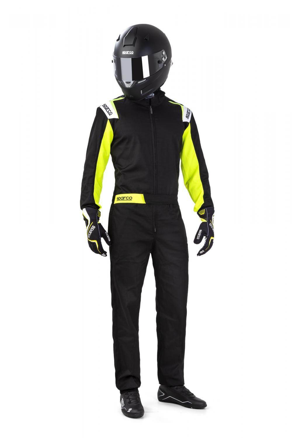 Leisure Karting Suit Sparco Rookie Black/Yellow Dash racegear