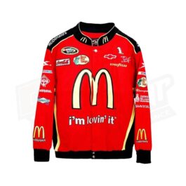 McDonald’s Vintage Racing Embroidered Performance F1 Bomber Jacket