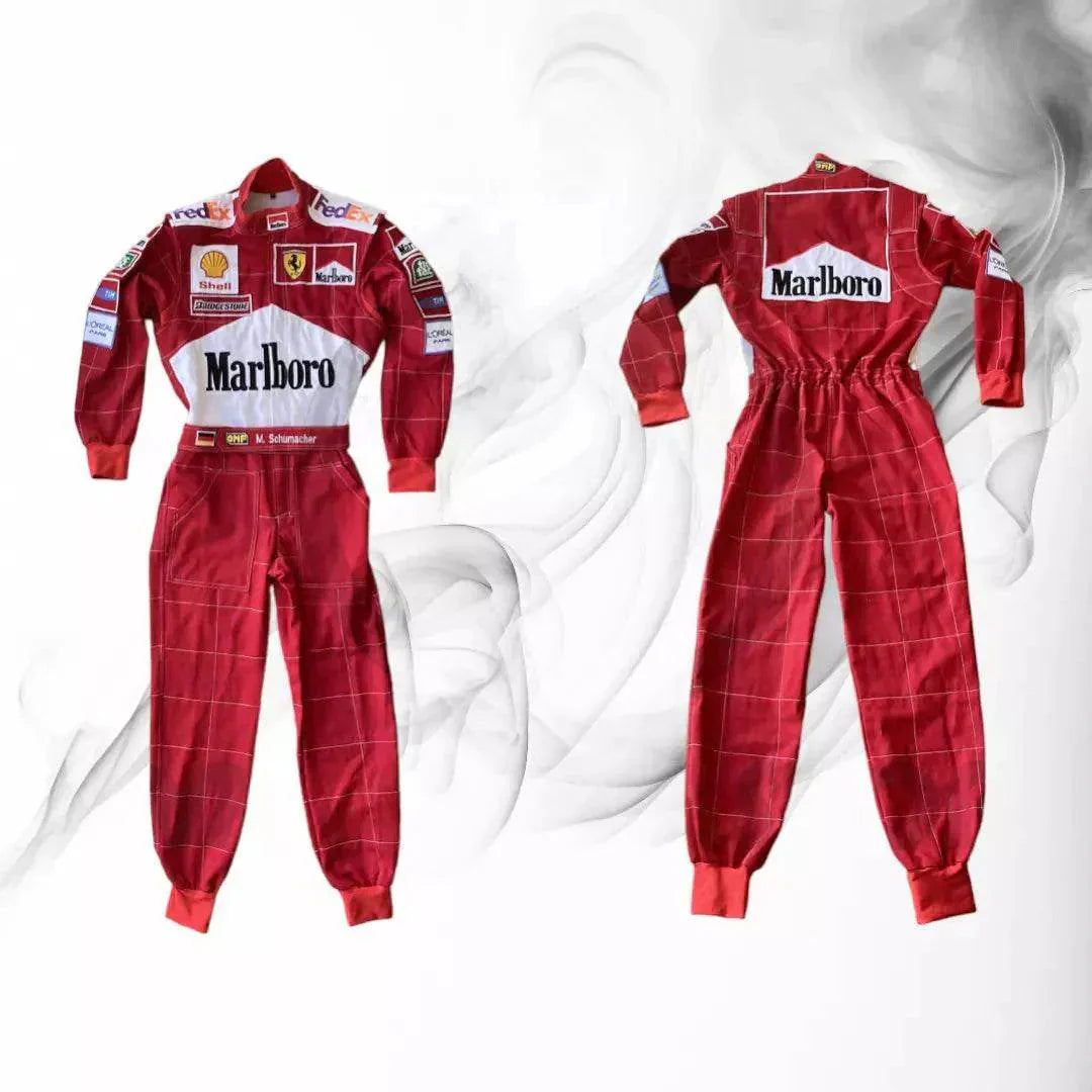 michael schumacher 2001 replica racing suit Michael Schumacher 2001 Replica Racing Suit DASH RACEGEAR