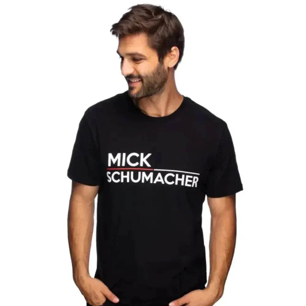mick schumacher t shirt black Mick Schumacher T-Shirt black DASH RACEGEAR