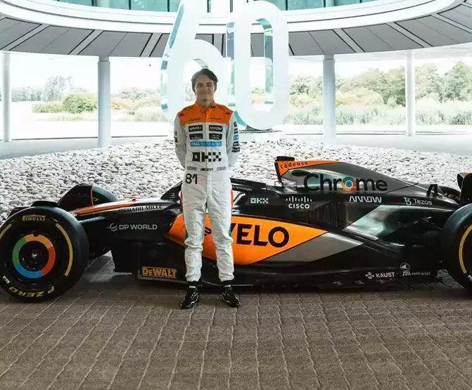 new mclaren silverstone oscar piastri 2023 f1 team race suit kids NEW MCLAREN SILVERSTONE OSCAR PIASTRI 2023 F1 TEAM RACE SUIT KIDS Dash Racegear