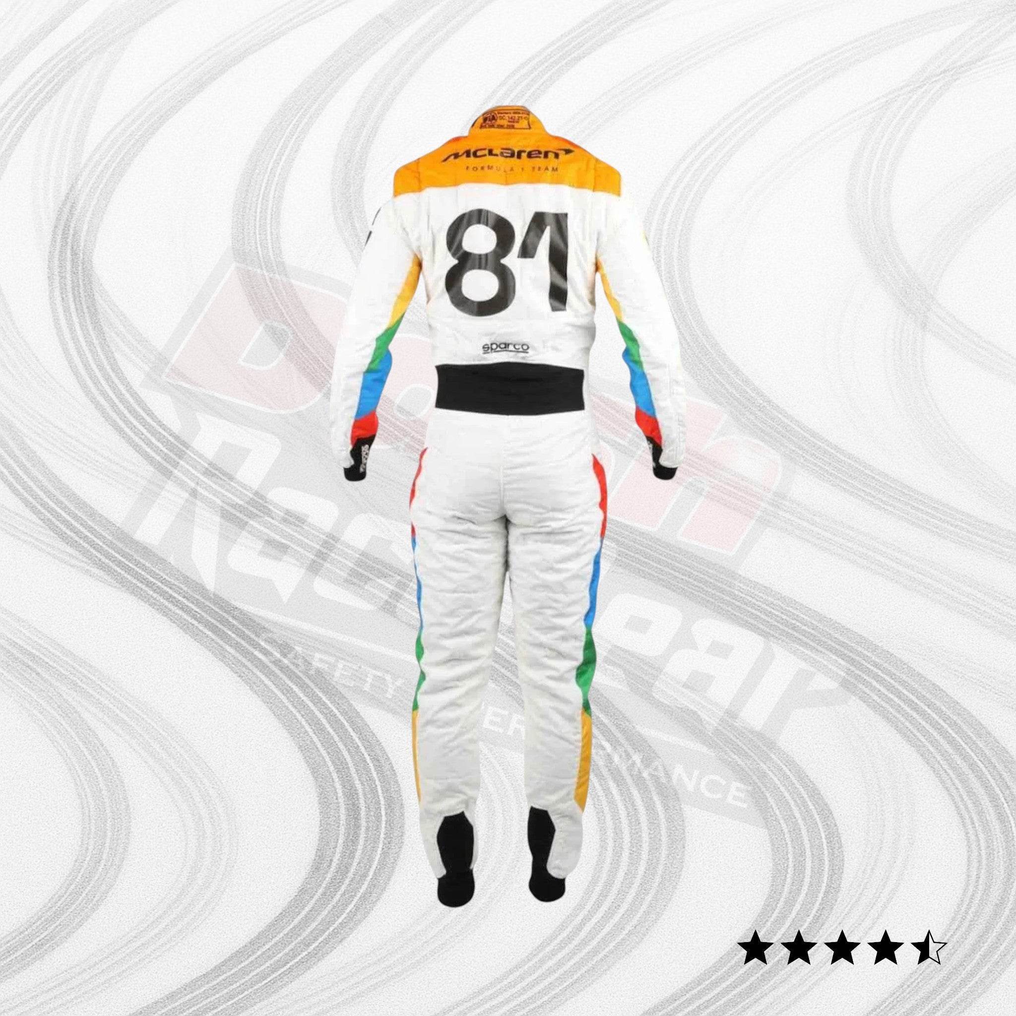 new mclaren silverstone oscar piastri 2023 f1 team race suit kids NEW MCLAREN SILVERSTONE OSCAR PIASTRI 2023 F1 TEAM RACE SUIT KIDS Dash Racegear