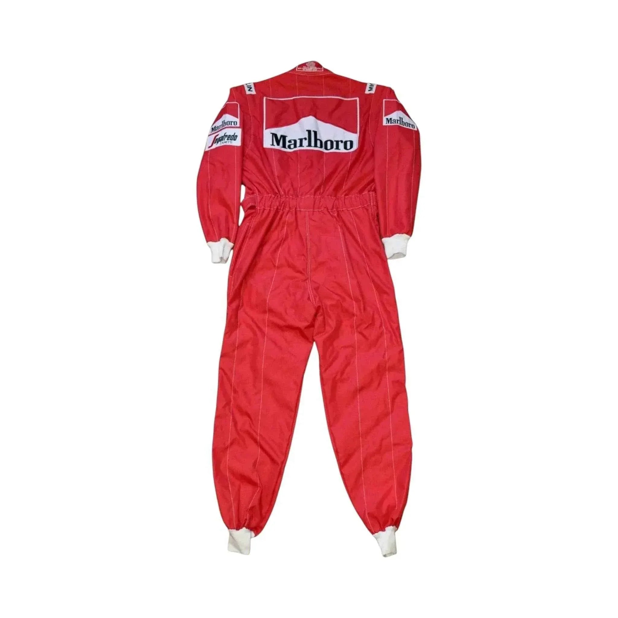 niki lauda signed mclaren 1984 f1 replica race suit NIKI LAUDA SIGNED McLaren 1984 F1 REPLICA Race SUIT Dash Racegear