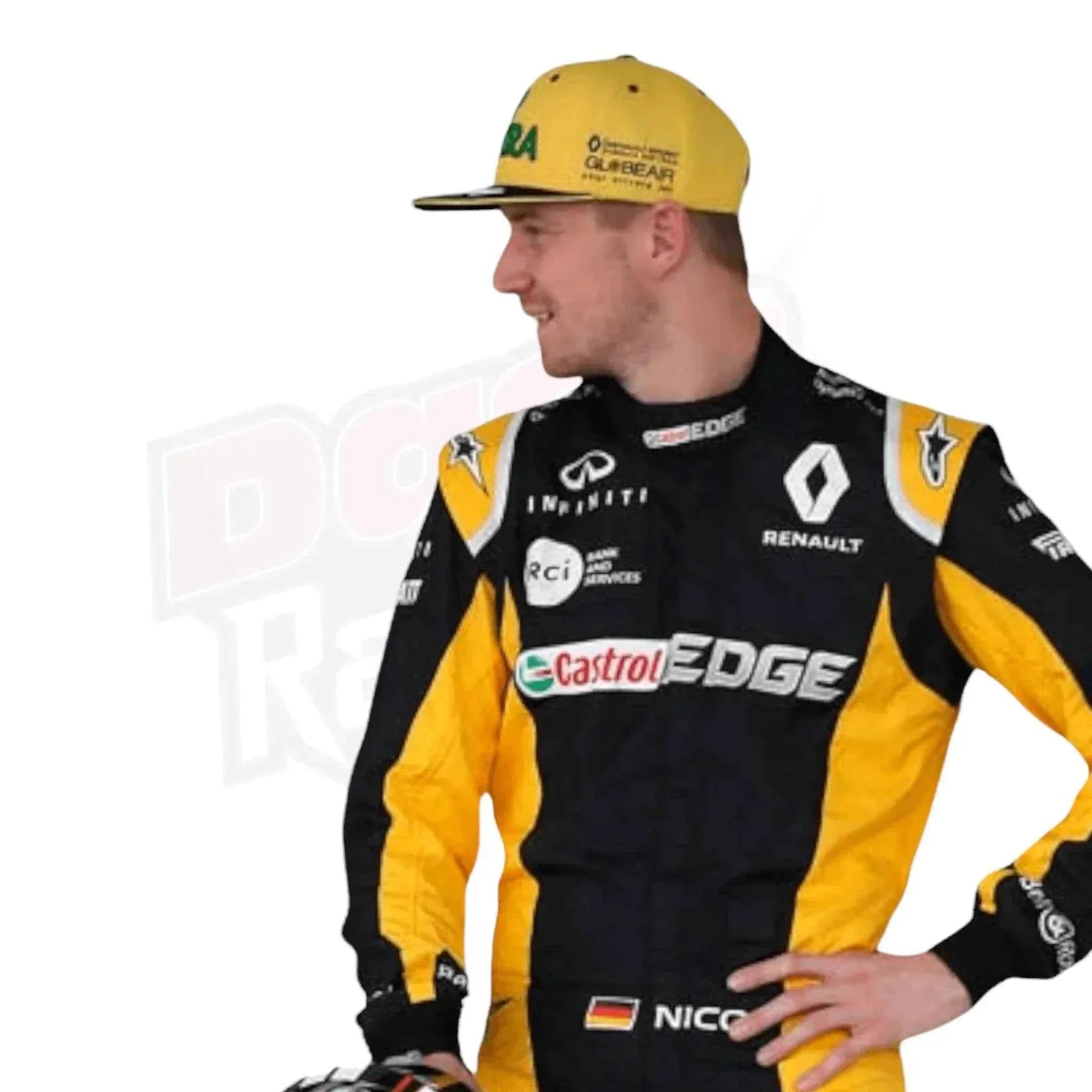 Nico Hulkenberg 2018 Renault F1 Team Race Suit KIDS Dash Racegear