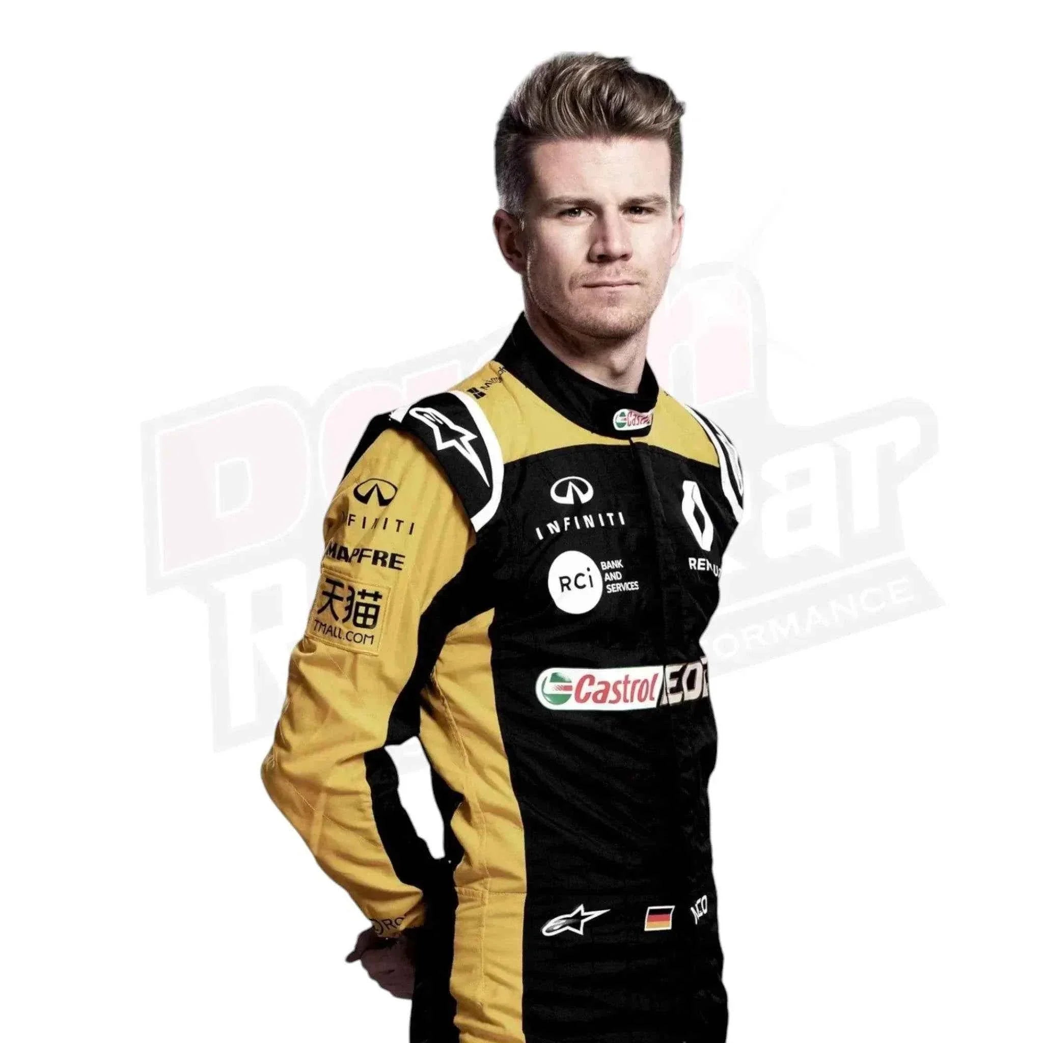 Nico Hulkenberg 2018 Renault F1 Team Race Suit KIDS Dash Racegear