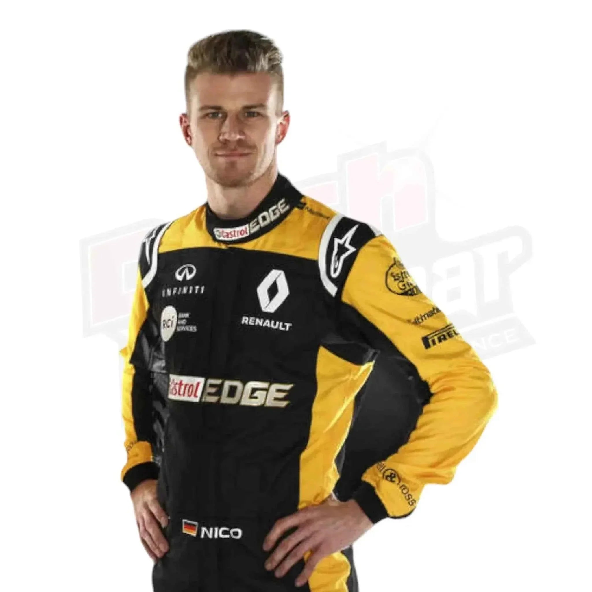Nico Hulkenberg 2018 Renault F1 Team Race Suit KIDS Dash Racegear
