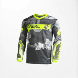 O’Neal Element Camo MX Jersey Grey-Yellow