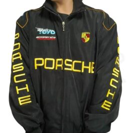 Porsche Formula 1 Racing Embroidered Bomber Jacket
