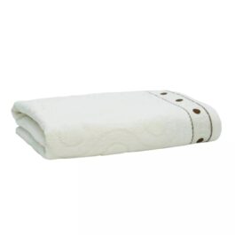 Premium Quality Soft Cotton Towel (Creamy White)