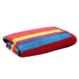 Premium Rainbow Stripe Towel